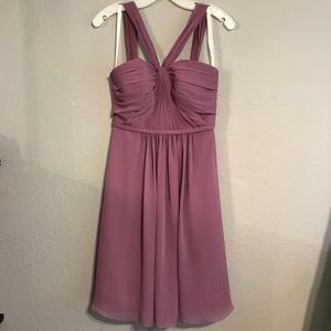 Y neck dress